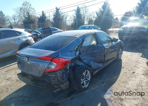 2016 Honda Civic Lx from USA, damaged, VIN 19XFC2F68GE223462